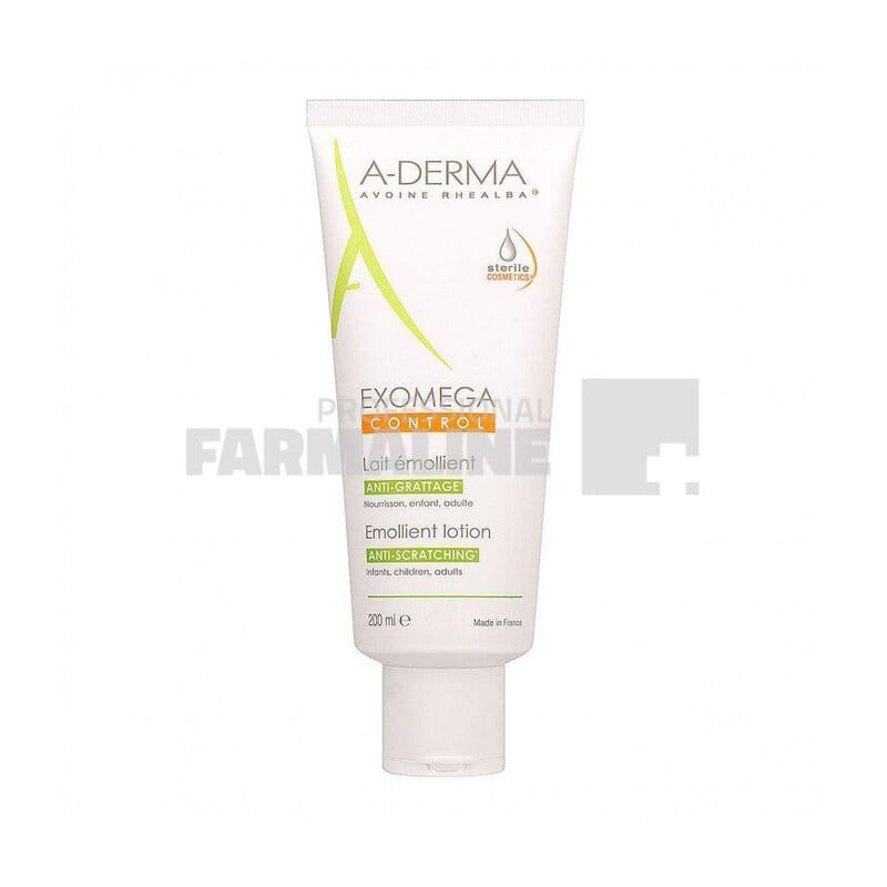 A-Derma Exomega Control Lapte emolient anti-prurit 200 ml
