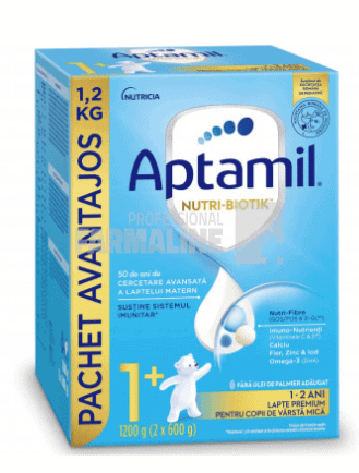 APTAMIL JUNIOR 1+ NUTRI-BIOTIK X 1200G MILUPA – Cereale și Lapte Praf