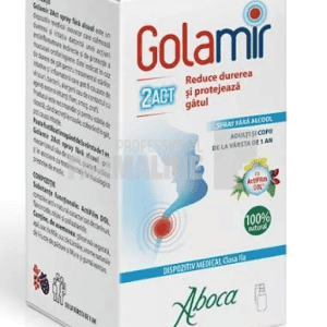 Aboca Golamir 2ACT Spray cu alcool pentru copii si adulti 30 ml