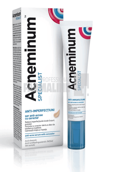 Acneminum Ser anti-acnee corector 10 ml 1 Acneminum Ser anti-acnee corector 10 ml
