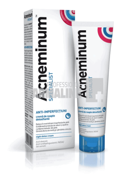 Acneminum Specialist Crema de noapte detoxifianta 30 ml 1 Acneminum Specialist Crema de noapte detoxifianta 30 ml