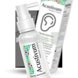 Acustivum Spray pentru curatarea urechilor 20 ml