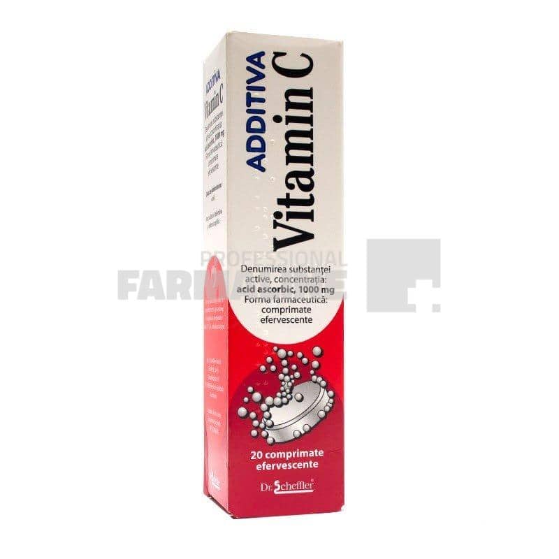 Additiva Vitamin C 20 comprimate efervescente