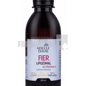 Adelle Davis Fier Lipozomal cu Vitamina C 200 ml