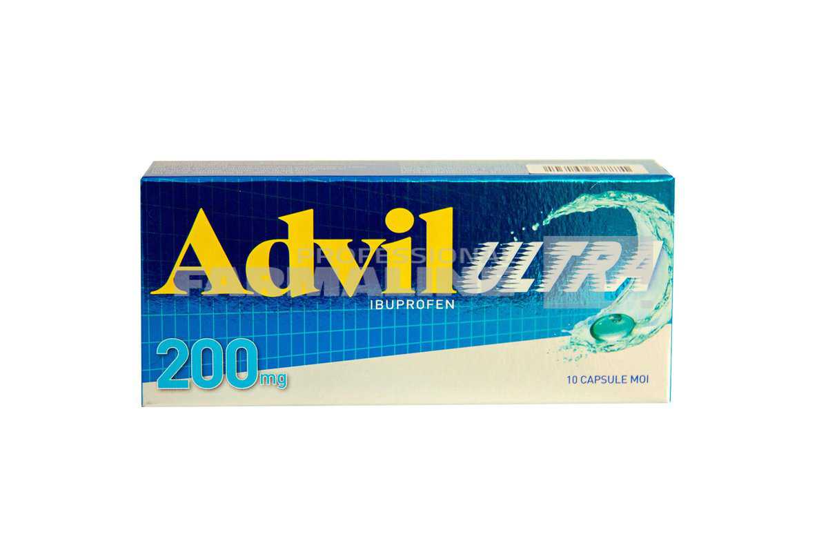 Advil Ultra 10 capsule moi 1 Advil Ultra 10 capsule moi