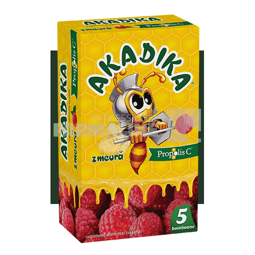 Akadika Propolis cu aroma de zmeura 5 bucati