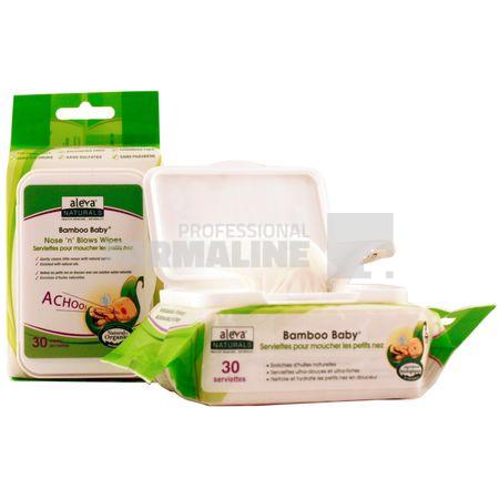 Aleva Naturals Bamboo bebe servetele umede pentru respiratie usoara 30 bucati