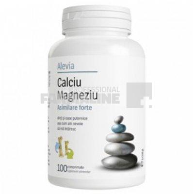Alevia Calciu Magneziu asimilare forte 100 capsule