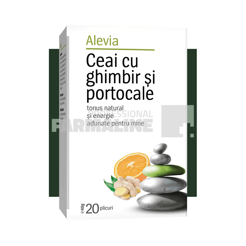 Alevia Ceai cu ghimbir si portocale 20 plicuri