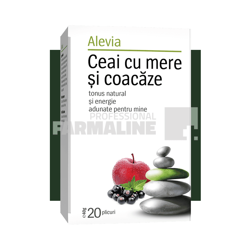 Alevia Ceai cu mere si coacaze 20 plicuri