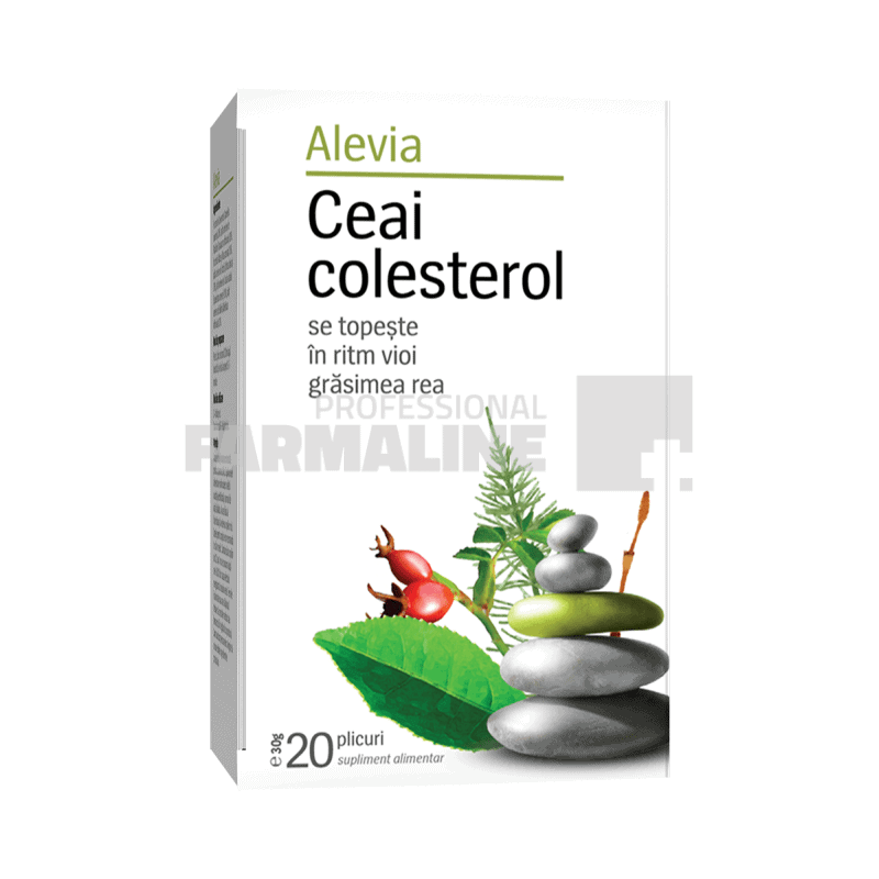 Alevia Ceai medicinal colesterol 20 plicuri