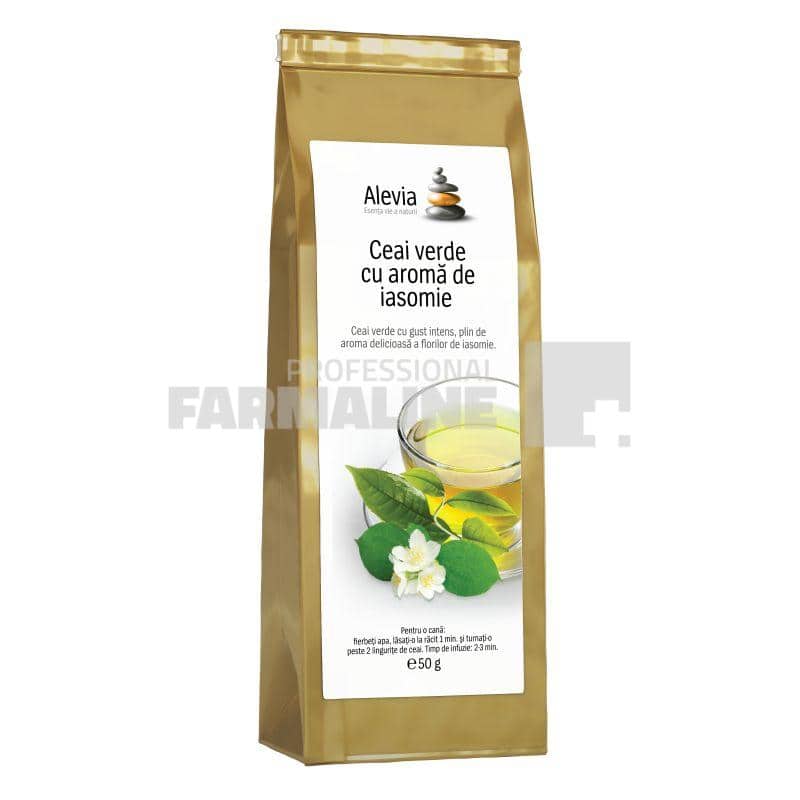 Alevia Ceai verde cu aroma de Iasomie 50 g