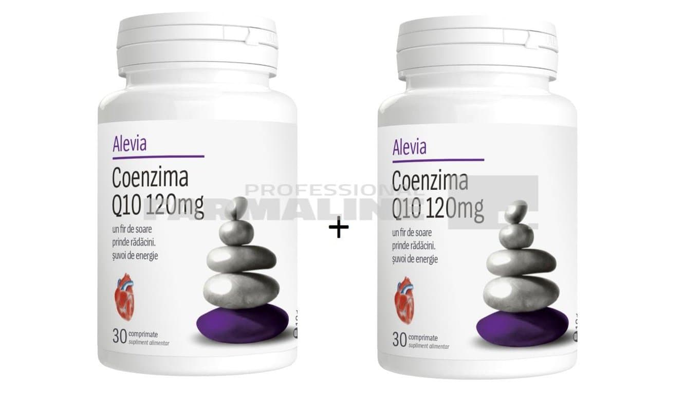 Alevia Coenzima Q10 120 mg 30 comprimate 1+1 1 Alevia Coenzima Q10 120 mg 30 comprimate 1+1