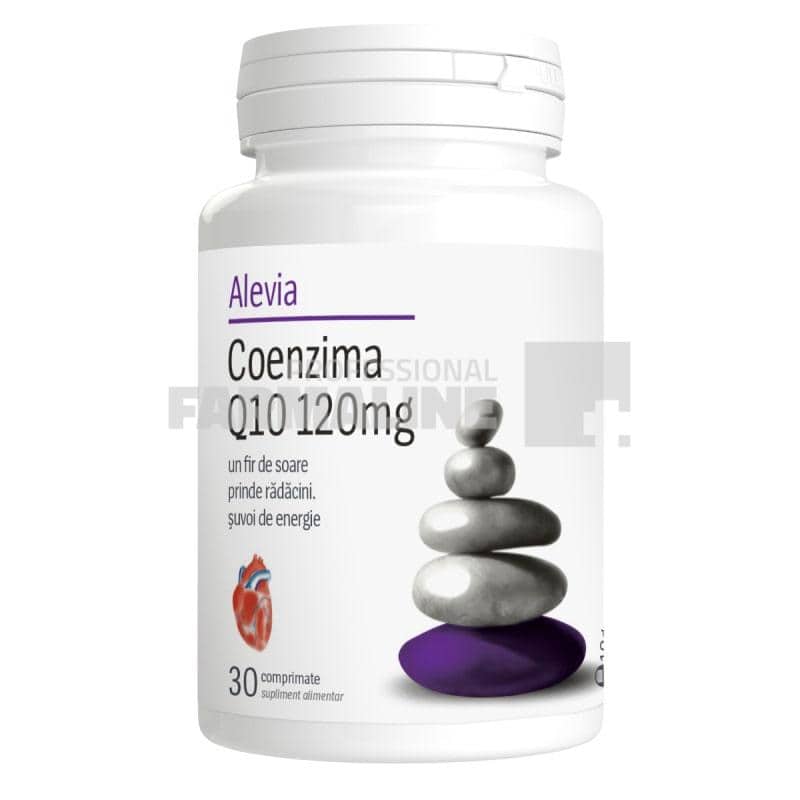 Shop 2 Alevia Coenzima Q10 120mg 30 comprimate