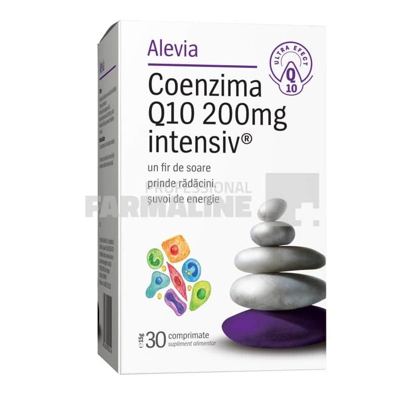 Shop 3 Alevia Coenzima Q10 200 mg intensiv 30 comprimate