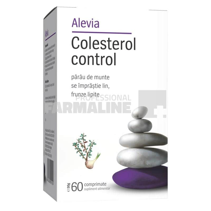 Alevia Colesterol control 60 comprimate