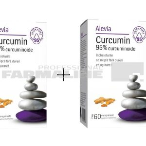Alevia Curcumin 60 comprimate 1+1 Gratis