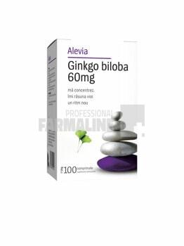 Alevia Ginkgo Biloba 60mg 100 comprimate