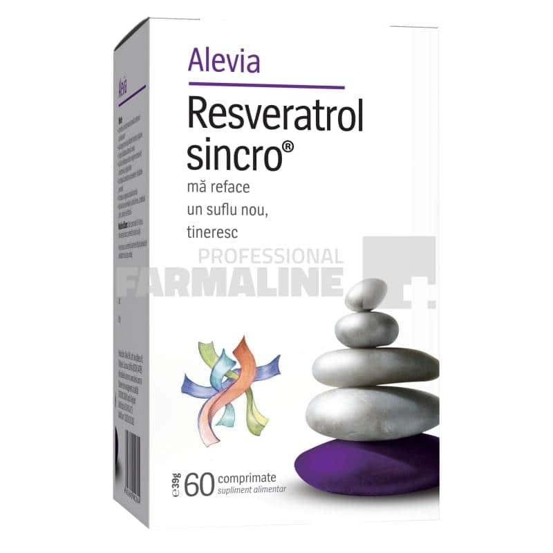 Alevia Resveratrol Sincro 60 comprimate
