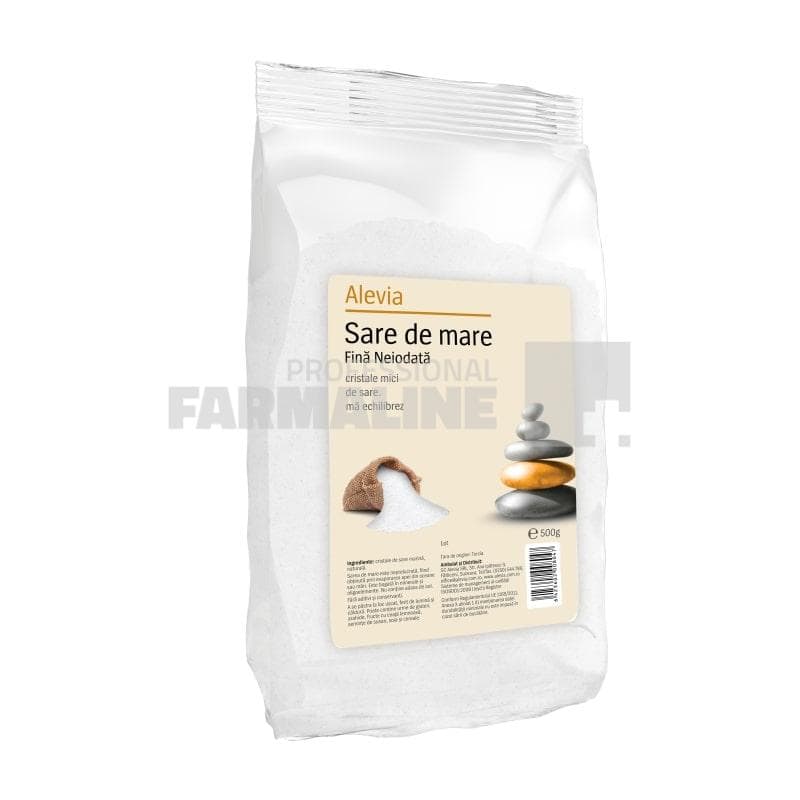 Alevia Sare de mare fina neiodata 500g
