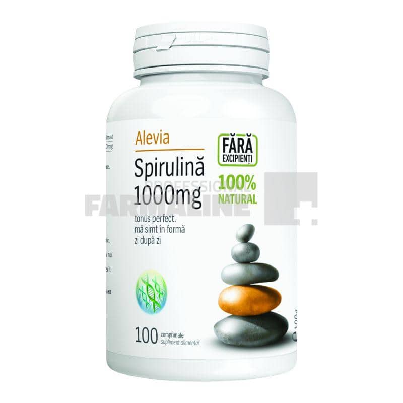 Alevia Spirulina 1000mg 100 comprimate