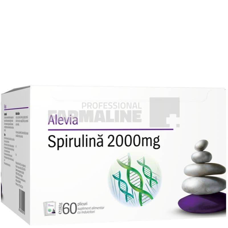 Alevia Spirulina 2000 mg 60 plicuri