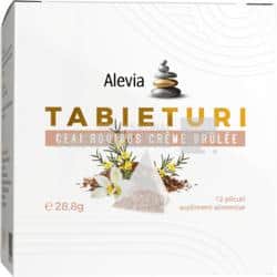 Alevia Tabieturi Ceai rooibos creme brulee 12 plicuri
