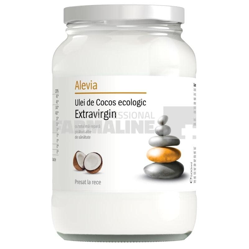Alevia Ulei de cocos ecologic extravirgin presat la rece 500ml