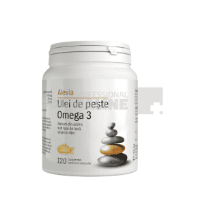 Alevia Ulei de peste si omega 3 120 capsule moi