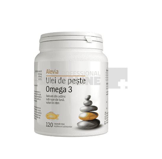 Alevia Ulei de peste si omega 3 120 capsule moi 1 Alevia Ulei de peste si omega 3 120 capsule moi
