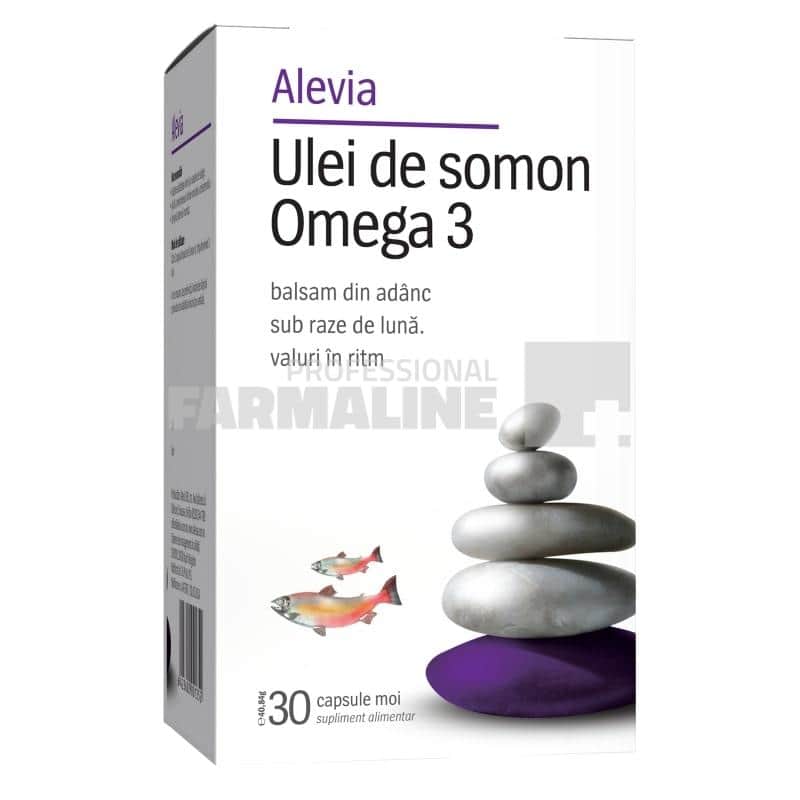 Alevia Ulei de somon Omega 3 30 capsule