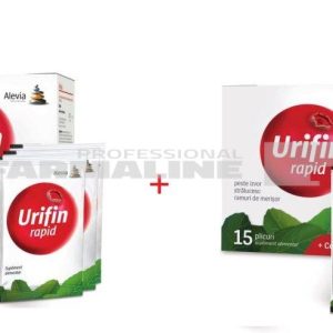 Alevia Urifin Rapid 15 plicuri 1 + 1 Pachet promotional