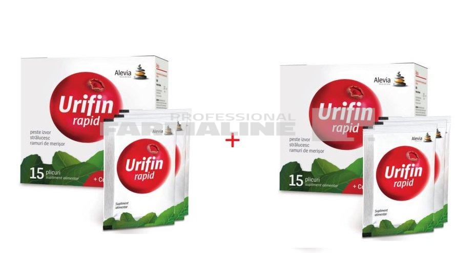 Alevia Urifin Rapid 15 plicuri 1 + 1 Pachet promotional 1 Alevia Urifin Rapid 15 plicuri 1 + 1 Pachet promotional
