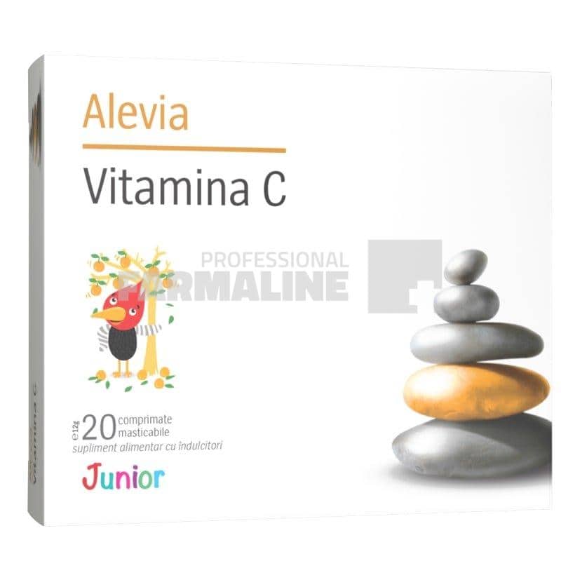 Alevia Vitamina C Junior 20 comprimate masticabile