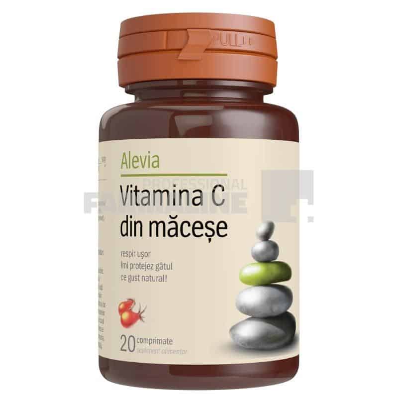 Alevia Vitamina C din Macese 20 comprimate
