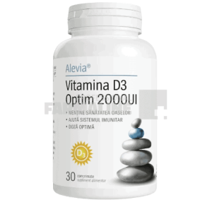 Alevia Vitamina D3 Optim 2000 U.I 30 comprimate