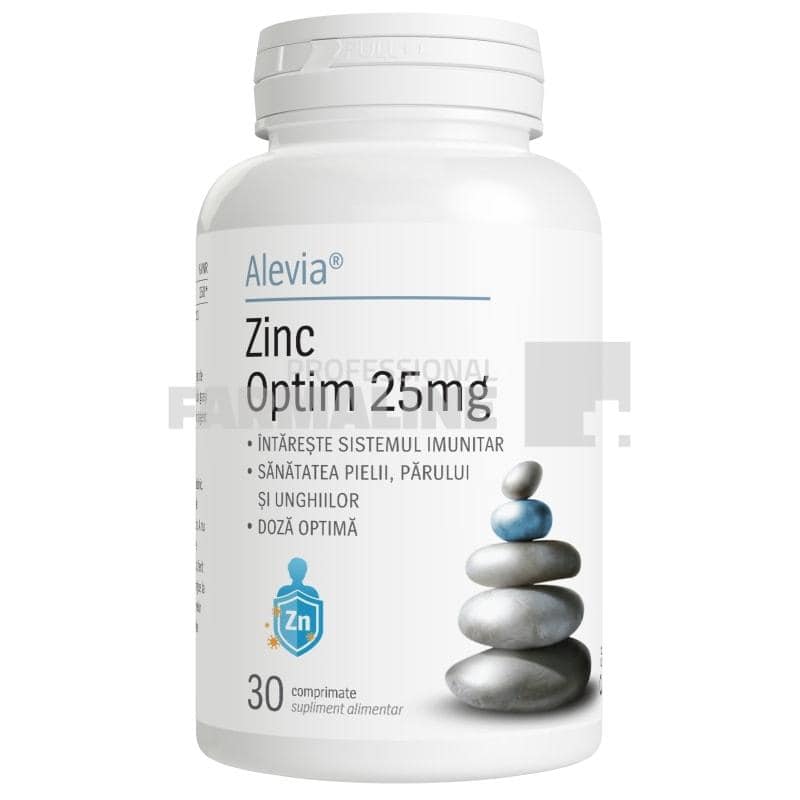Alevia Zinc Optim 25 mg 30 comprimate
