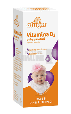 Alinan Baby Vitamina D3 Picaturi 10 ml