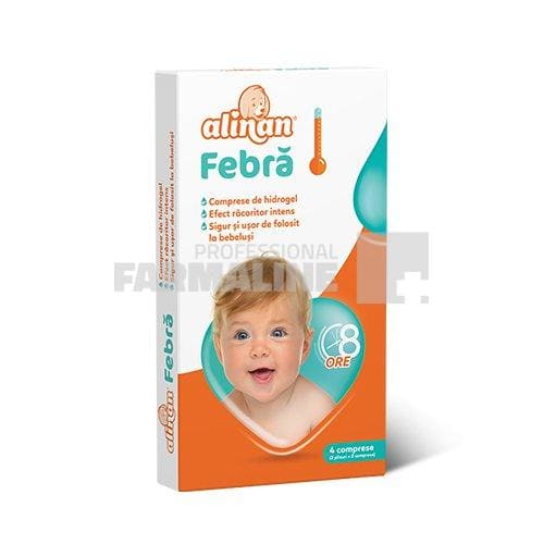 Alinan Febra comprese cu hidrogel 4 bucati