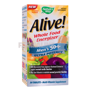 Alive! Once Daily Men's 50+ Ultra Potency 30 tablete