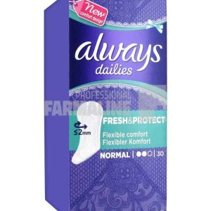 Always Dailies Fresh & Protect normal 30 bucati