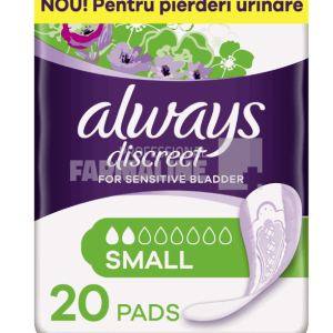 Always Discreet Absorbante incontinenta urinara 2 small 20 bucati
