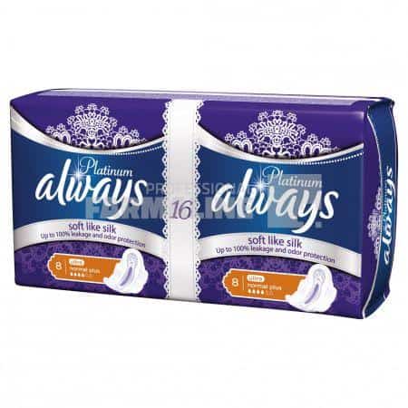 Always Platinum Ultra Plus Duo Normal Absorbante 16 bucati