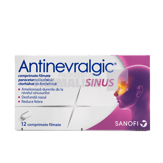 Antinevralgic sinus 12 comprimate filmate