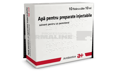 Apa pentru preparate injectabile 10 ml 10 fiole