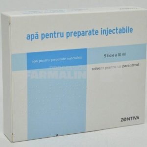 Apa pentru preparate injectabile 5 fiole