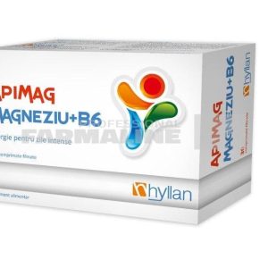 Apimag Magneziu + B6 30 comprimate