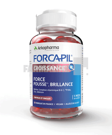 Arkopharma Forcapil pentru cresterea parului 60 jeleuri 1 Arkopharma Forcapil pentru cresterea parului 60 jeleuri