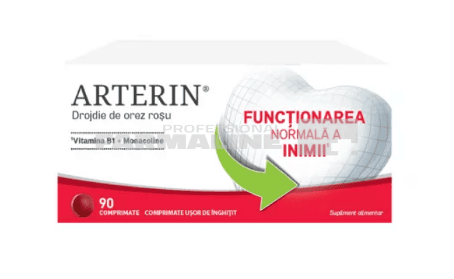 Arterin functionarea normala a inimii 90 comprimate 1 Arterin functionarea normala a inimii 90 comprimate
