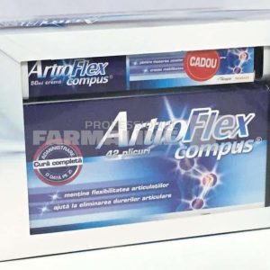 ArtroFlex Compus 42 plicuri + ArtroFlex Compus Crema 50 ml Cadou